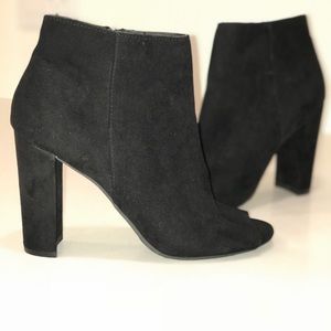 Peep Toe Ankle Boots